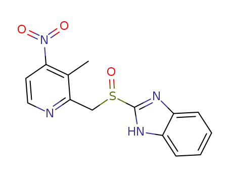 2-(((4-nitro-3-methyl-2-pyridyl)methyl)sulfinyl)benzimidazole