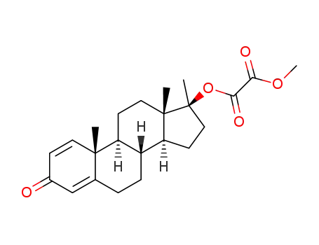 methyl ((8R,9S,10R,13S,14S,17S)-10,13,17-trimethyl-3-oxo-6,7,8,9,10,11,12,13,14,15,16,17-dodecahydro-3H-cyclopenta[a]phenanthren-17-yl) oxalate