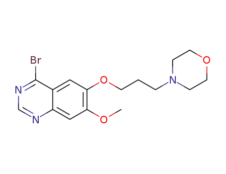 4-bromo-7-methoxy-6-[3-(4- morpholinyl)propoxy]quinazoline