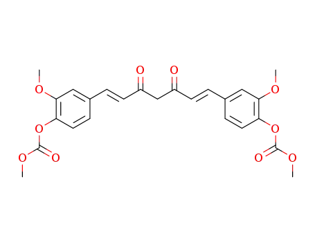 1,7-bis-(3-methoxy-4-methoxycarbonyloxy-phenyl)-hepta-1,6-diene-3,5-dione