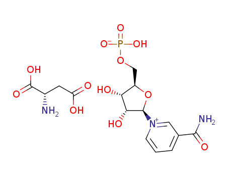(S)-1,2-dicarboxyethan-1-aminium-((2R,3S,4R,5R)-5-(3-carbamoylpyridin-1-ium-1-yl)-3,4-dihydroxytetrahydrofuran-2-yl)methyl phosphate