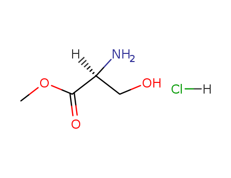 5680-80-8,L-Serine methyl ester hydrochloride,H-Ser-OMe·HCl;L-Serine,methyl ester, hydrochloride (9CI);Serine, methyl ester, hydrochloride, L-(6CI,7CI,8CI);(S)-Serine methyl ester hydrochloride;Methyl L-serinate hydrochloride;NSC 84252;