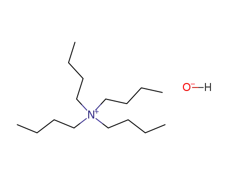 Molecular Structure of 2052-49-5 (Tetrabutylammonium hydroxide)