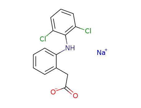 Molecular Structure of 15307-79-6 (Diclofenac sodium)