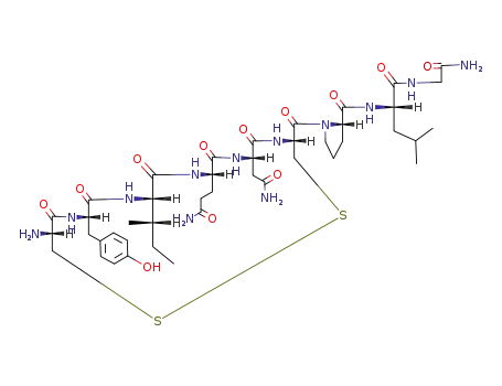 Molecular Structure of 50-56-6 (Oxytocin)