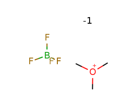 420-37-1,Trimethyloxonium tetrafluoroborate,Oxonium, trimethyl-, tetrafluoroborate(1-);boron(+3) cation; trimethyloxidanium; tetrafluoride;Oxonium, trimethyl-, tetrafluoroborate (1-);Trimethyloxonium fluoroborate;Trimethyloxonium tetrafluoroborate (1-);