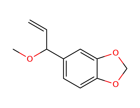 Molecular Structure of 40581-87-1 (1,3-Benzodioxole, 5-(1-methoxy-2-propenyl)-)