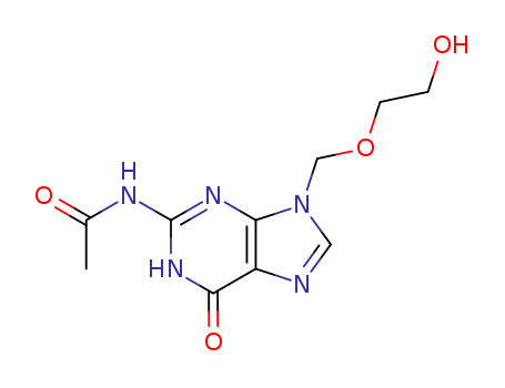 110104-37-5,N2-ACETYL-9-[(2'-HYDROXYETHOXY)METHYL]GUANINE,9-[(2-Hydroxyethoxy)methyl]-N2-acetylguanine;N2-Acetylaciclovir;