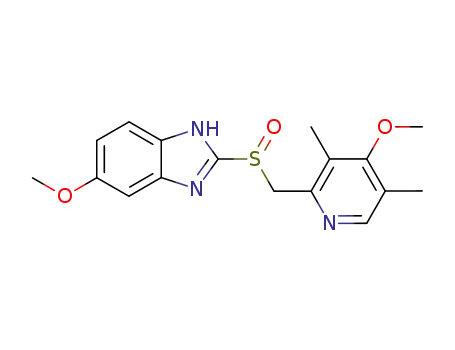 Molecular Structure of 73590-58-6 (Omeprazole)