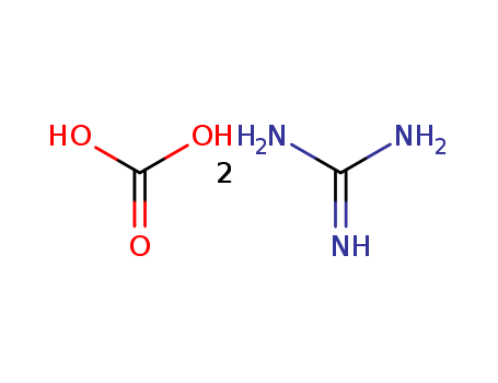 593-85-1,Guanidine carbonate,Diguanidinium carbonate;Carbonic acid, compd. with guanidine (1:2);Guanidinium carbonate;Bisguanidinium carbonate;Guanidincarbonat;Guanidine Carbonate (P077);