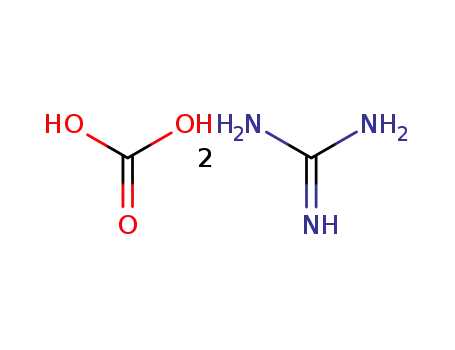 Molecular Structure of 593-85-1 (Guanidine carbonate)