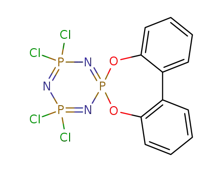 4',4',6',6'-tetrachloro-4'λ5,6λ5,6'λ5-spiro[dibenzo[d,f][1–3]-dioxaphosphepine-6,2'-[1–6]triazatriphosphinine]
