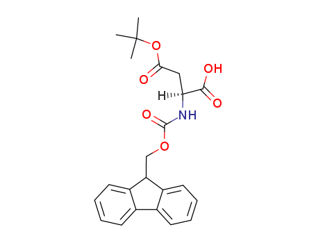 71989-14-5,Fmoc-L-Aspartic acid beta-tert-butyl ester,2-(9H-fluoren-9-ylmethoxycarbonylamino)-4-oxo-4-tert-butoxy-butanoic acid;Fmoc-Asp(OtBu)-OH;(2S)-2-(9H-fluoren-9-ylmethoxycarbonylamino)-4-oxo-4-tert-butoxy-butanoate;4-tert-Butyl hydrogen N-((9H-fluoren-9-ylmethoxy)carbonyl)-L-aspartate;Fmoc-L-Asp(OtBu)-OH;Fmoc-Asp(OBut);Fmoc-Asp(otbu);Fmoc-L-Aspartic acid β-tert.buty ester;Fmoc-L-Aspartic Acid-4-Tert-Butyl Ester;FmocAsp(OtBu)-OH;Fmoc-L-aspartic Acid 4-tert-Butyl Ester;Fmoc-Asp(otbu) )-OH;