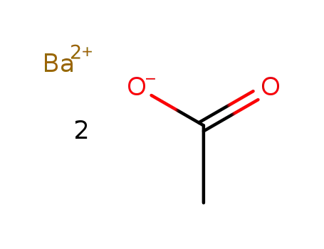 Molecular Structure of 543-80-6 (Barium acetate)