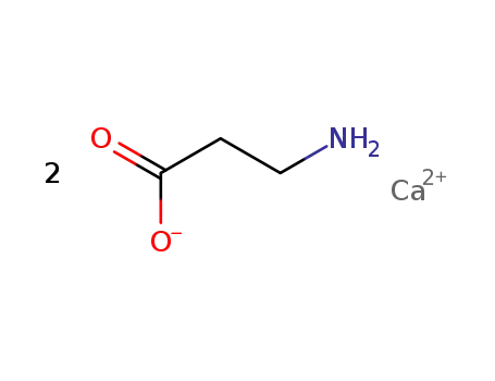 Molecular Structure of 36321-40-1 (calcium di-beta-alaninate)