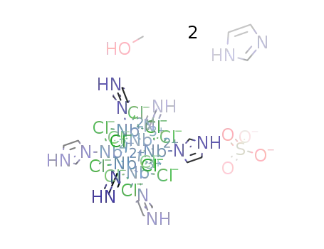 [Nb6Cl12(1H-imidazole)6](SO4)·2(1H-imidazole)·CH3OH