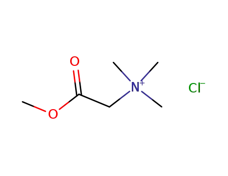 Molecular Structure of 3032-10-8 (Ethanaminium, 2-methoxy-N,N,N-trimethyl-2-oxo-, chloride)