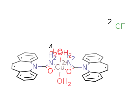 [Cu(carbamazepine)2(H2O)2]Cl2*4H2O