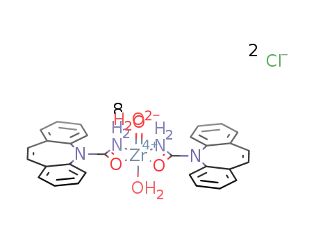 [ZrO(carbamazepine)2(H2O)]Cl2*8H2O