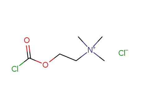Molecular Structure of 92442-84-7 (Ethanaminium, 2-[(chlorocarbonyl)oxy]-N,N,N-trimethyl-, chloride)