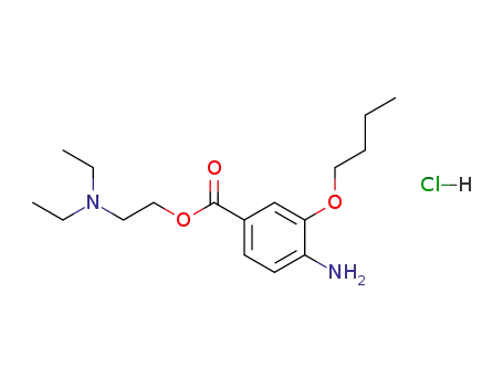 Molecular Structure of 5987-82-6 (Oxybuprocaine hydrochloride)