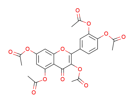 Molecular Structure of 1064-06-8 (QUERCETINPENTAACETATE)