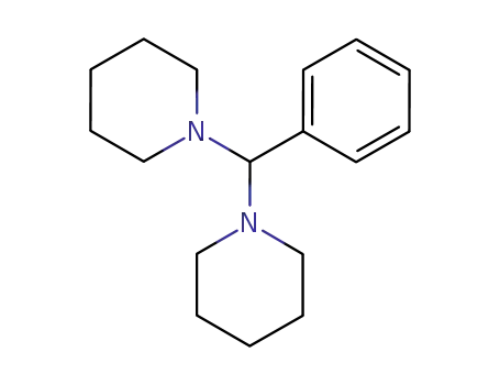 Molecular Structure of 2538-76-3 (Bis(1-piperidinyl)phenylmethane)