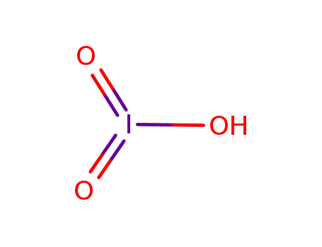 Molecular Structure of 7782-68-5 (Iodic acid)