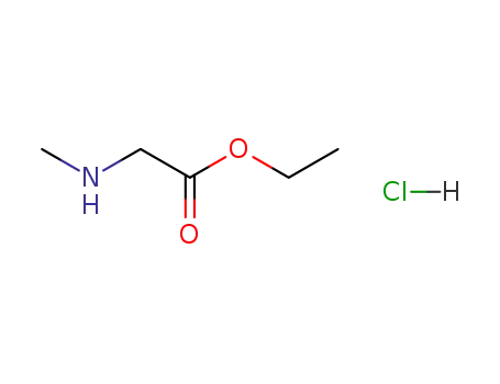 Molecular Structure of 52605-49-9 (Ethyl sarcosinate hydrochloride)