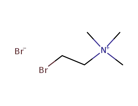 Molecular Structure of 2758-06-7 ((2-Bromoethyl)trimethylammonium bromide)