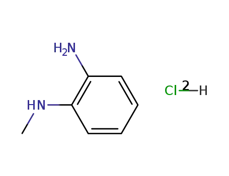 Molecular Structure of 25148-68-9 (N-Methyl-1,2-benzenediamine dihydrochloride)