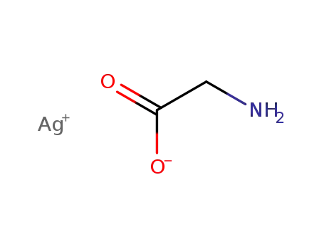 Molecular Structure of 36701-37-8 (Glycine, monosilver(1+) salt)