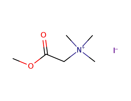 Molecular Structure of 22041-26-5 (2-methoxy-N,N,N-trimethyl-2-oxoethanaminium iodide)