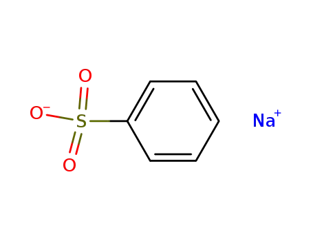 Molecular Structure of 515-42-4 (Benzenesulfonic acid sodium salt)