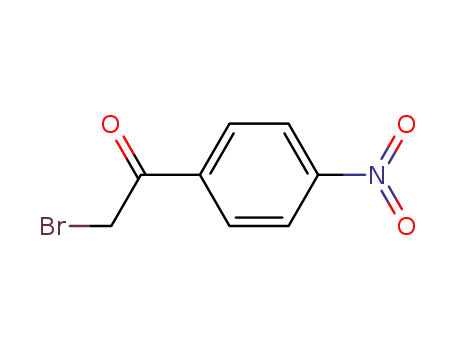 Molecular Structure of 99-81-0 (2-Bromo-4'-nitroacetophenone)