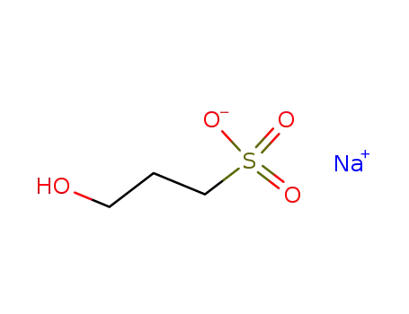Molecular Structure of 3542-44-7 (Sodium 3-hydroxypropane-1-sulphonate)