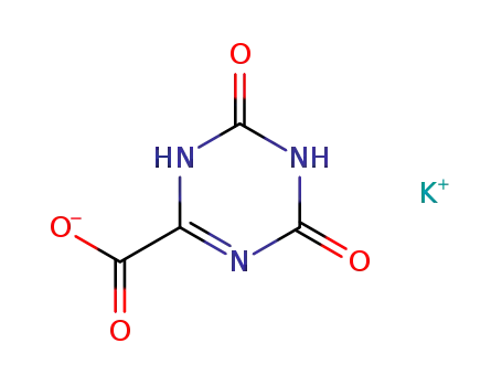 Molecular Structure of 2207-75-2 (Potassium oxonate)