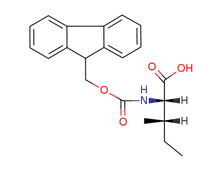 71989-23-6,Fmoc-L-Isoleucine,(2S,3R)-2-(9H-fluoren-9-ylmethoxycarbonylamino)-3-methyl-pentanoate;N-((9H-Fluoren-9-ylmethoxy)carbonyl)-L-isoleucine;(2S,3S)-2-(9H-fluoren-9-ylmethoxycarbonylamino)-3-methyl-pentanoate;Fmoc-L-Ile-OH;Fmoc-lle-OH;N-[(9H-fluoren-9-ylmethoxy)carbonyl]-L-isoleucine;N-(9-Fluorenylmethoxycarbonyl)-L-isoleucine;