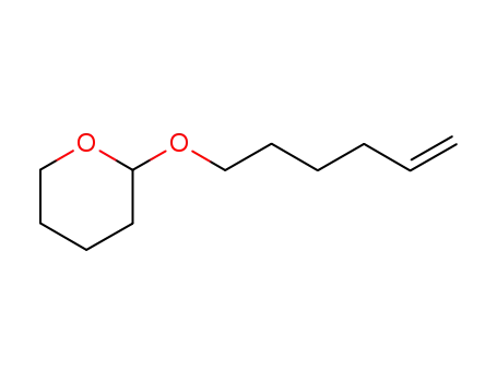Molecular Structure of 77022-44-7 (2H-Pyran, 2-(5-hexenyloxy)tetrahydro-)