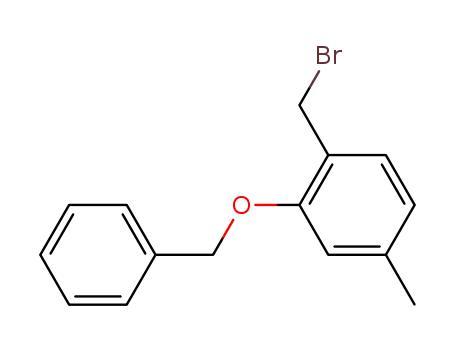 1-(bromomethyl)-4-methyl-2-(phenylmethoxy)benzene