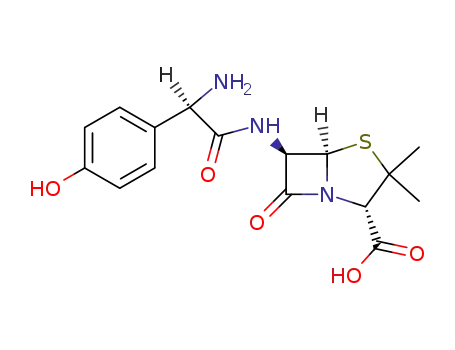6-{[Amino(4-hydroxyphenyl)acetyl]amino}-3,3-dimethyl-7-oxo-4-thia-1-azabicyclo[3.2.0]heptane-2-carboxylic acid