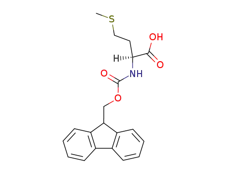 Molecular Structure of 71989-28-1 (Fmoc-L-Methionine)