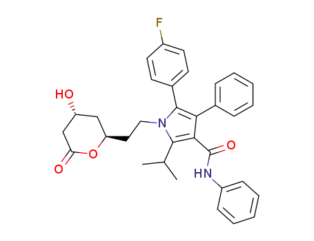 Molecular Structure of 125995-03-1 (Atorvastatin lactone)