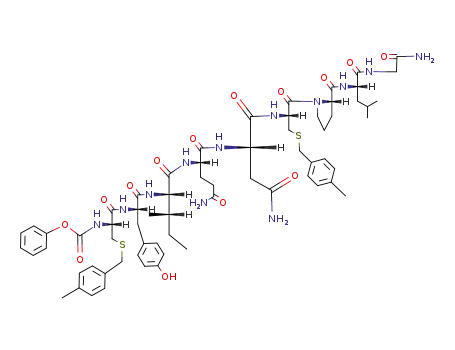 Boc-Cys(MBzl)-Tyr-Ile-Gln-Asn-Cys(MBzl)-Pro-Leu-Gly-NH2