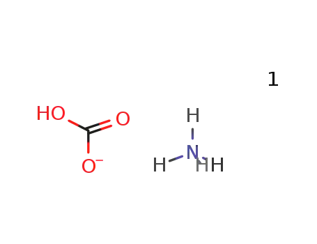Molecular Structure of 1066-33-7 (Ammonium bicarbonate)