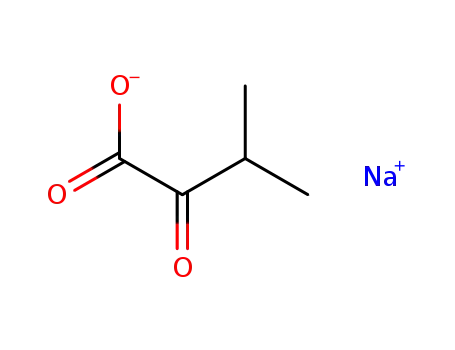 Molecular Structure of 3715-29-5 (Sodium 3-methyl-2-oxobutanoate)