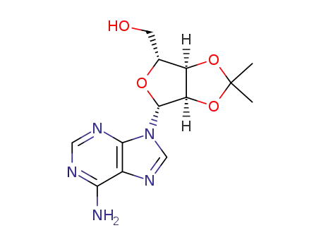 Molecular Structure of 362-75-4 (2',3'-O-Isopropylideneadenosine)