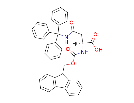 132388-59-1,Fmoc-N-trityl-L-asparagine,(2S)-2-(9H-fluoren-9-ylmethoxycarbonylamino)-3-(tritylcarbamoyl)propanoate;Nalpha-(9-Fluorenylmethoxycarbonyl)-Ngamma-trityl-L-asparagine;Fmoc-Asn(Trt)-OH;