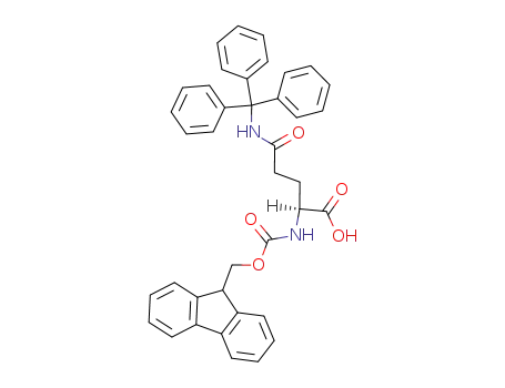 Molecular Structure of 132327-80-1 (Nalpha-Fmoc-Ndelta-trityl-L-glutamine)