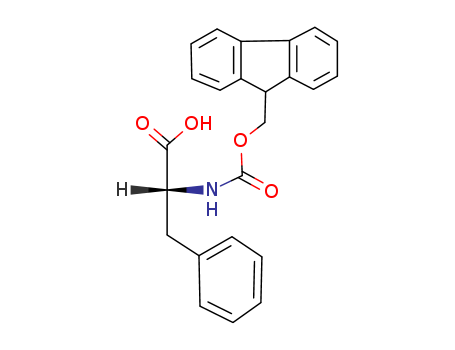 86123-10-6,Fmoc-D-phenylalanine,(R)-3-Phenyl-2-[[[(9H-fluoren-9-yl)methoxy]carbonyl]amino]propionicacid;(R)-N-Fmoc-phenylalanine;223: PN: US20070042401 PAGE: 29 claimedprotein;914: PN: WO2006135786 PAGE: 59 claimed protein;D-Fmoc-Phenylalanine;N-(9-Fluorenylmethoxycarbonyl)-D-phenylalanine;Fmoc-D-Phe-Oh;